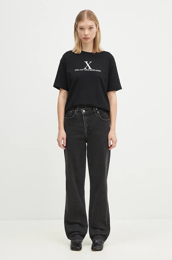 KSUBI jeansy Relax Jean Noir WPF24DJ034