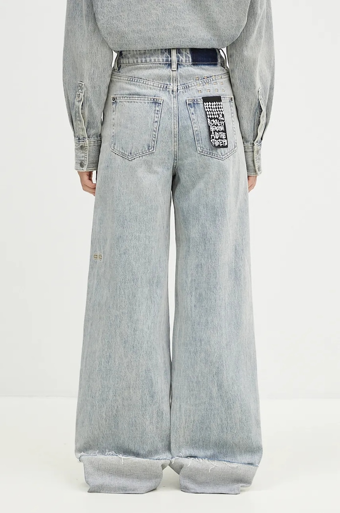 Ruházat KSUBI farmer Strider Worn Cuffed WPF24DJ023 kék