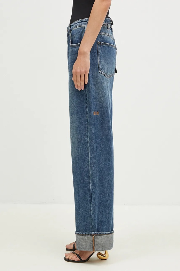 Rifle KSUBI Low Rider Cuffed Aged WFA24DJ006 modrá AW24