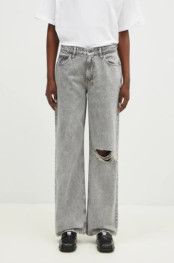 KSUBI jeans Low Rider Dime Krystal Trashed gray WFA24DJ008