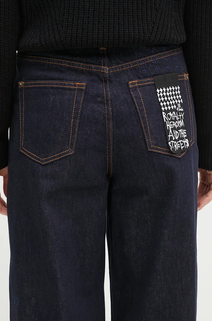KSUBI jeansy Strider Cuff Original granatowy WFA24DJ016