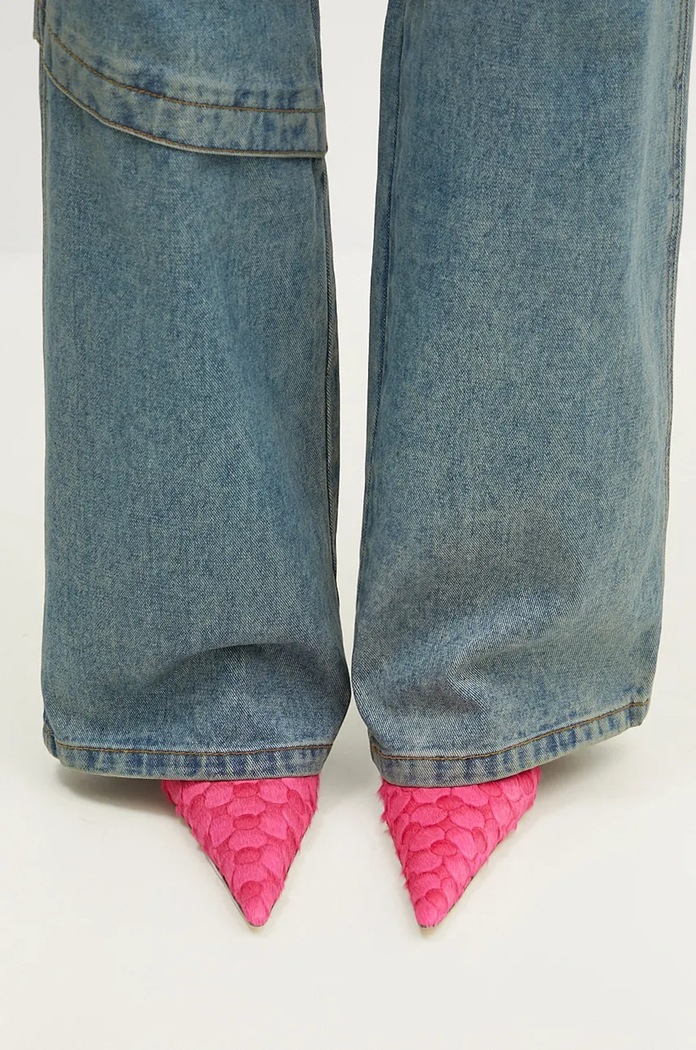 Andersson Bell jeans Layered Wide-Leg Jeans apa740m