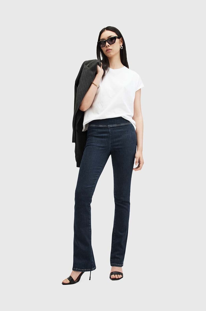 Bavlněné džíny AllSaints DANI SIZEME BOOTCUT W007EC