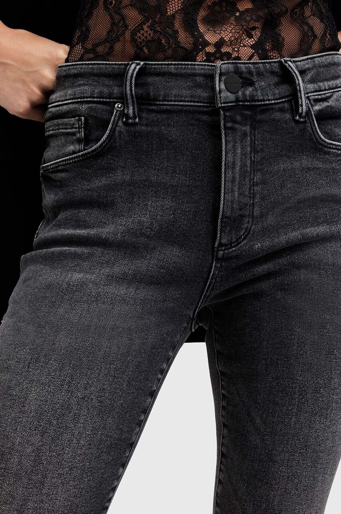 Oblečení Bavlněné džíny AllSaints MILLER PUSHUP JEAN W052EB černá