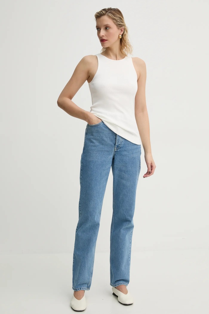 By Malene Birger jeansi MILIUMLO Q70252017Z albastru SS25