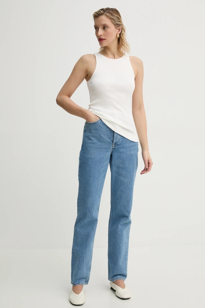 By Malene Birger jeansi MILIUMLO Q70252017Z albastru SS25