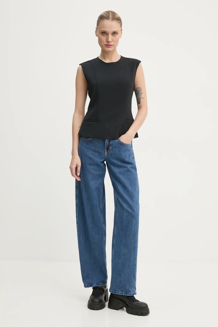Hollister Co. jeansy KI355.4438.276 niebieski AW24