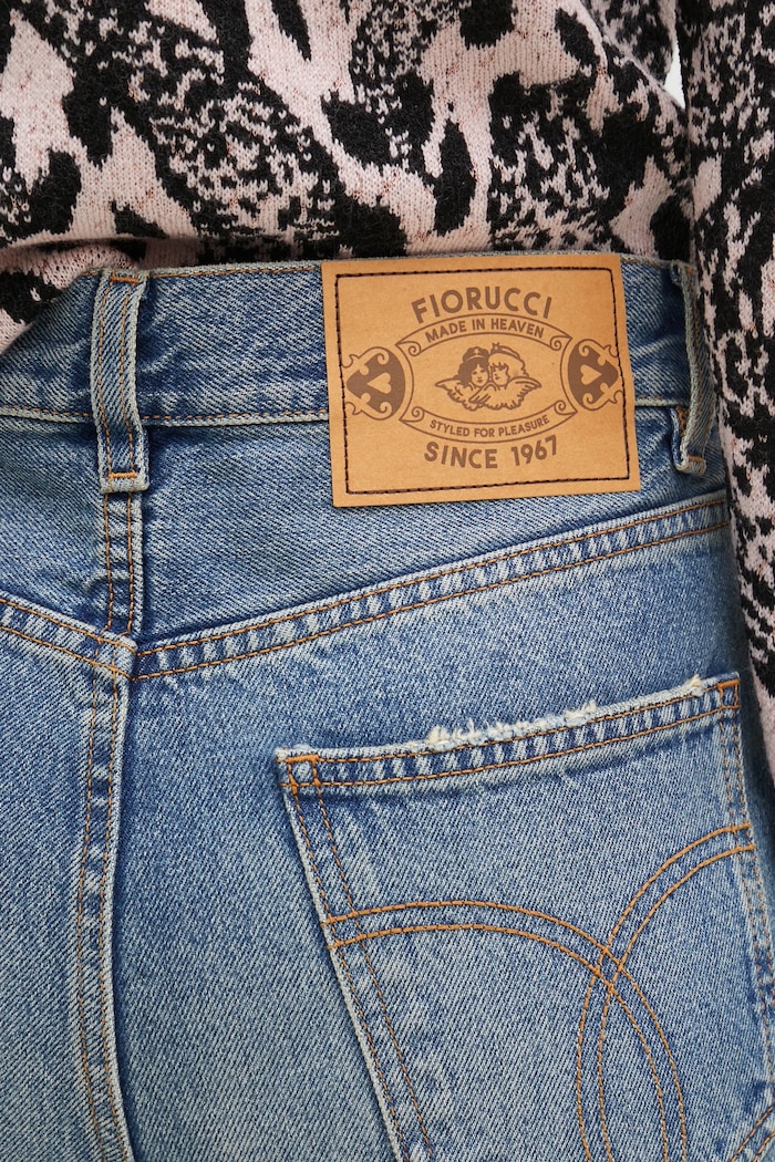 Fiorucci jeans Flared Low Rise Jeans navy U01FPDJE083DN01DN02
