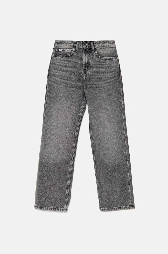 Dječje traperice Calvin Klein Jeans HR WIDE LEG WSH traperice siva IG0IG02600.9BYH.