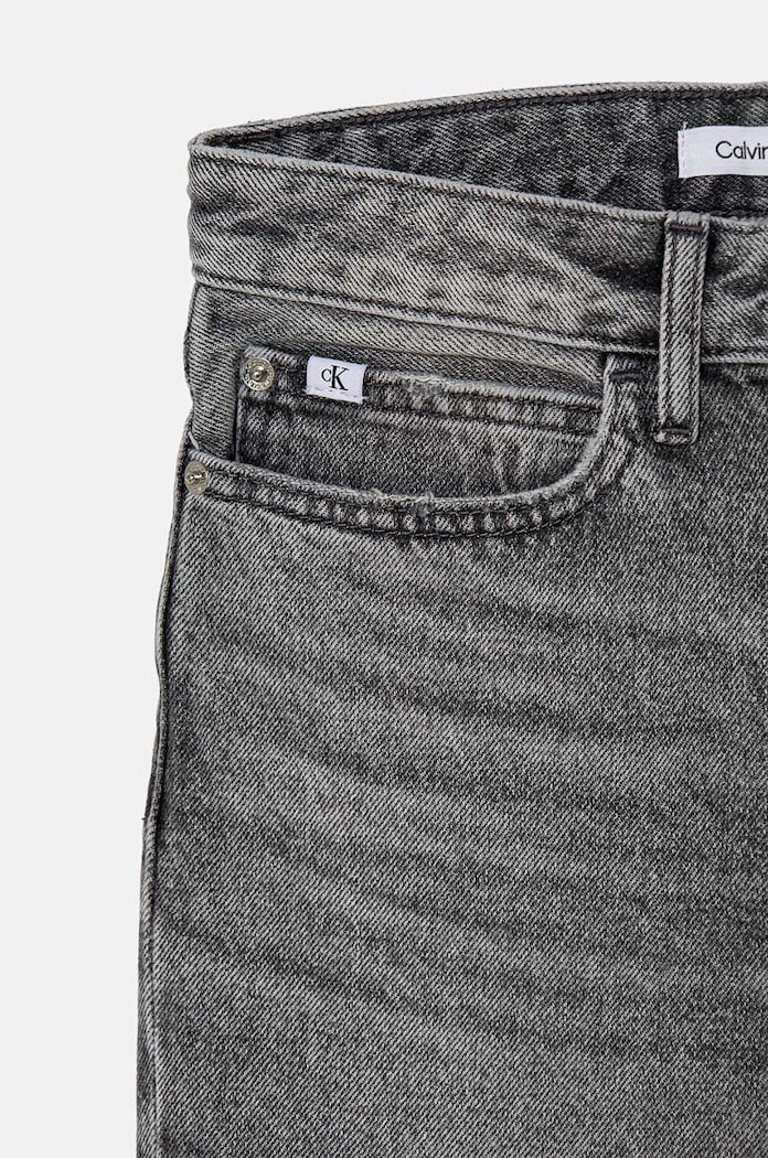 Djevojčice Dječje traperice Calvin Klein Jeans HR WIDE LEG WSH IG0IG02600.9BYH. siva