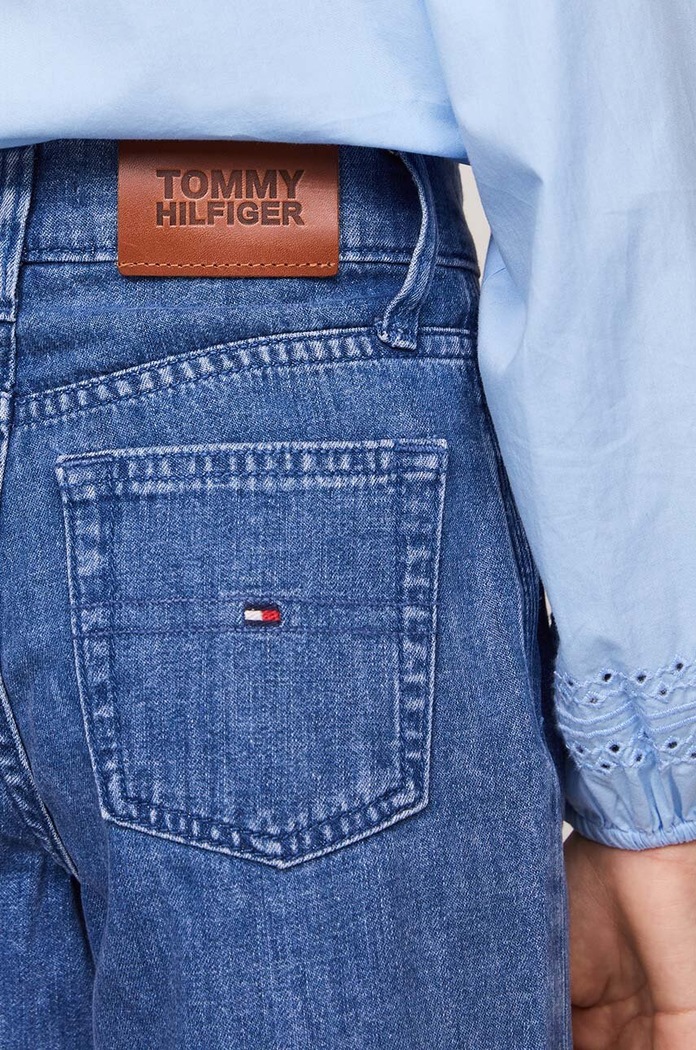 Παιδικά τζιν Tommy Hilfiger MABEL FRONT YOKE DENIM KG0KG08019.9BYH.110.122