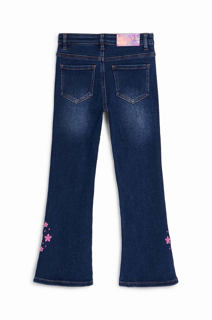 Dziewczynka Desigual jeansy dziecięce 24WGDD03 granatowy