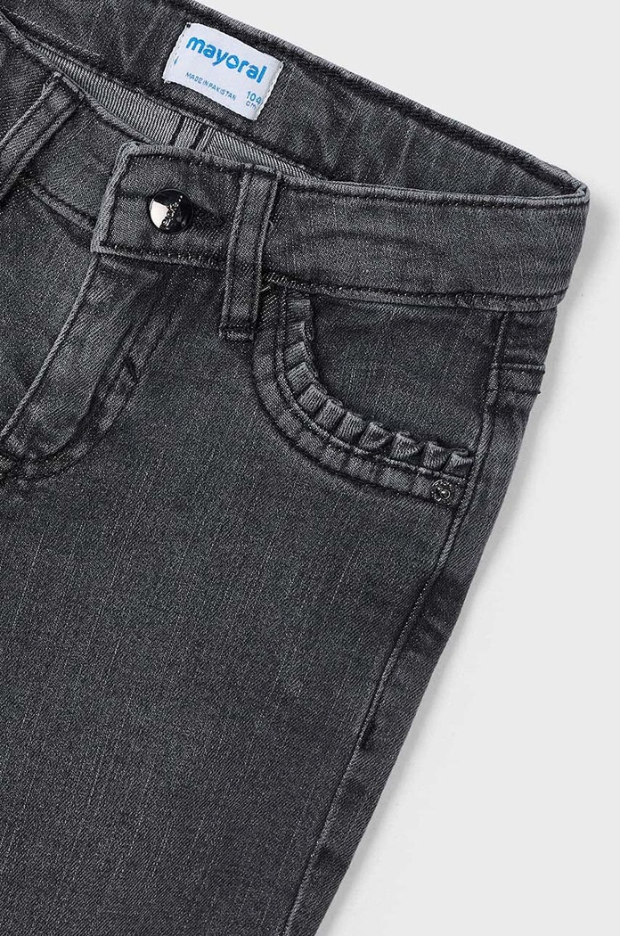 Mayoral jeansy dziecięce rurki jeans basic 527.6G.Mini.9BYH szary AW24