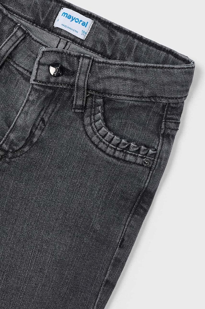 Mayoral jeansy dziecięce rurki jeans basic 527.6G.Mini.9BYH szary AW24