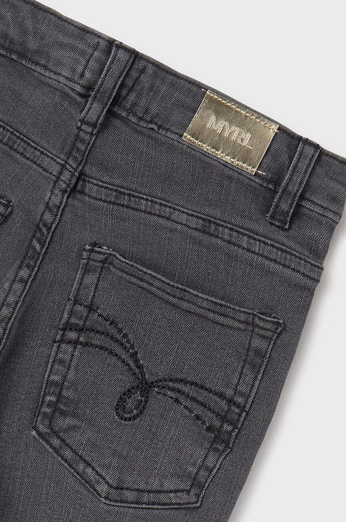 Mayoral jeans copii długie jeans basic 557.8D.Junior.9BYH gri AW24