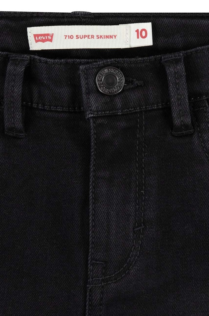 DÍVKA Dětské rifle Levi's 710 SUPER SKINNY JEAN 3E2702 černá