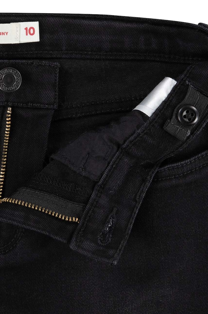 Dětské rifle Levi's 710 SUPER SKINNY JEAN černá 3E2702