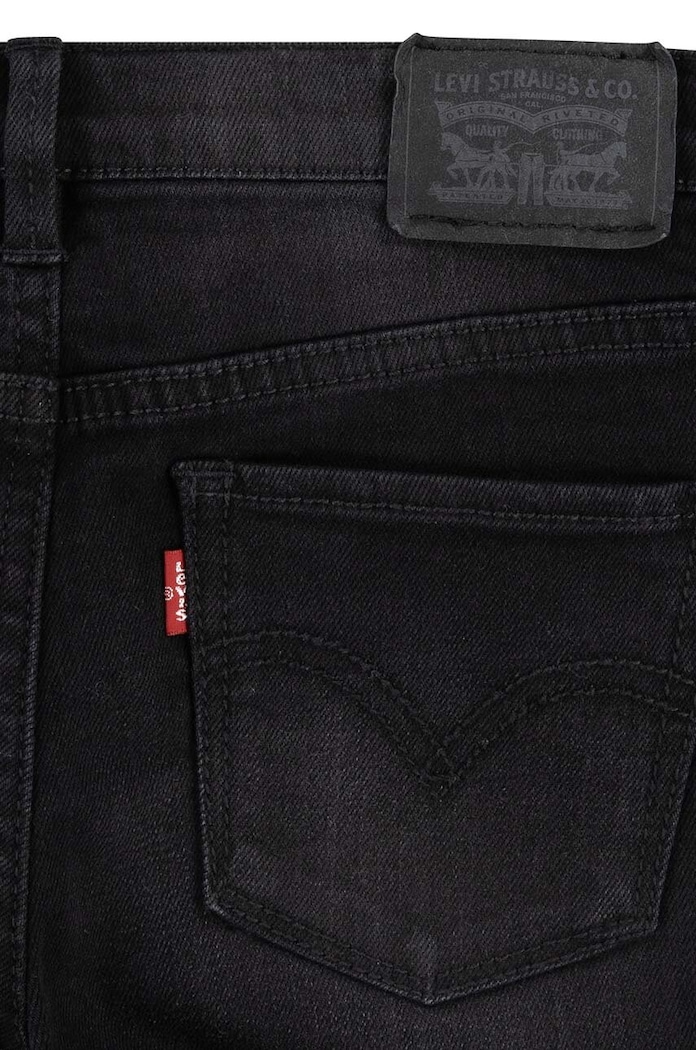 Dětské rifle Levi's 710 SUPER SKINNY JEAN 3E2702 černá