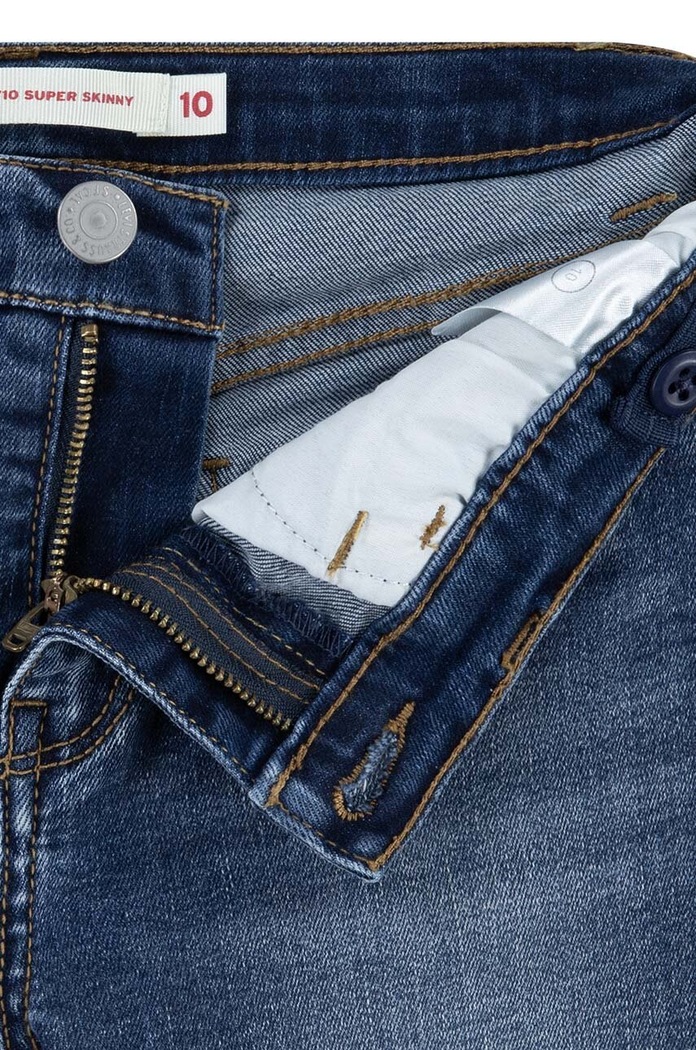 Детски дънки Levi's 710 SUPER SKINNY 3EL190 тъмносин