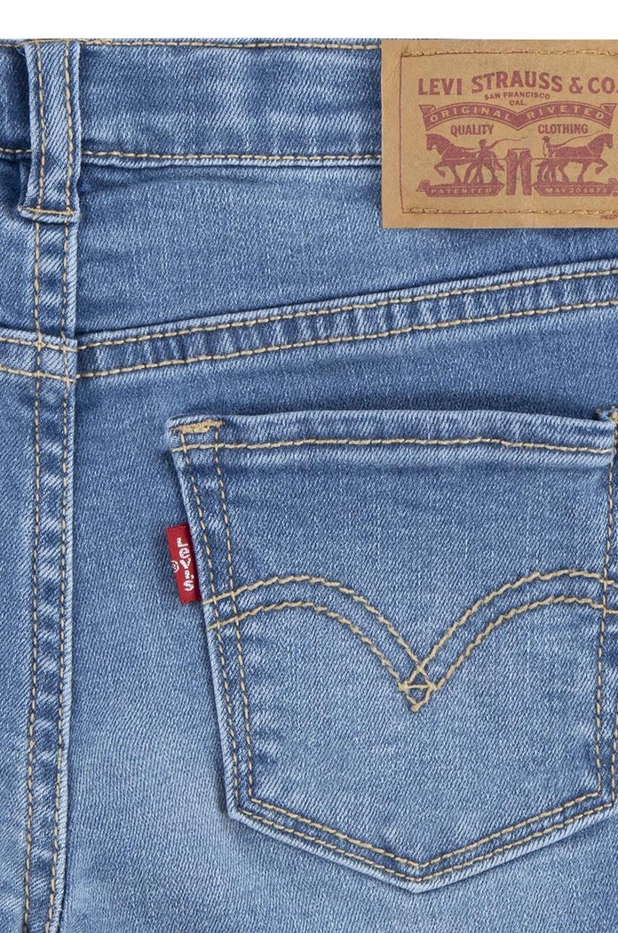 Fete Levi's jeans copii 720 HIGH RISE SUPER SKINNY 4EL191 albastru