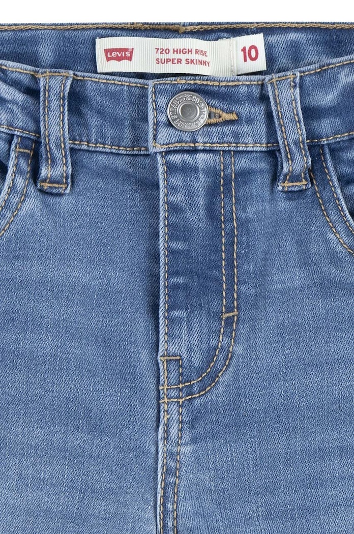 Levi's jeans copii 720 HIGH RISE SUPER SKINNY albastru 4EL191