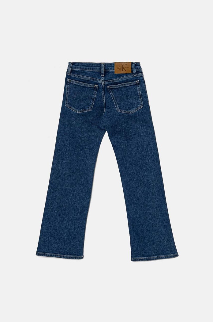 DÍVKA Dětské rifle Calvin Klein Jeans BOOTCUT AUTH CITY IG0IG02603.9BYH. modrá