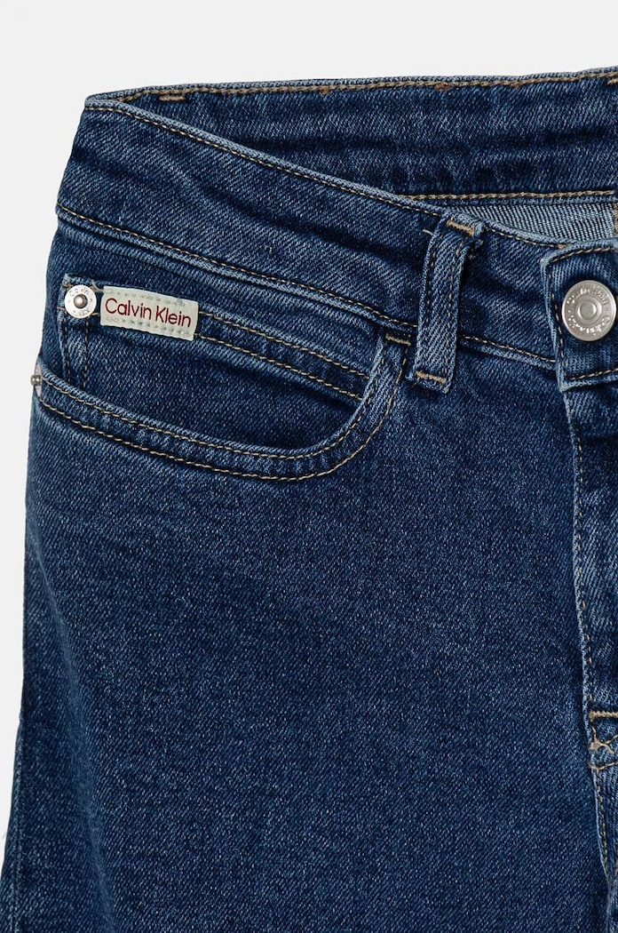 Dětské rifle Calvin Klein Jeans BOOTCUT AUTH CITY modrá IG0IG02603.9BYH.