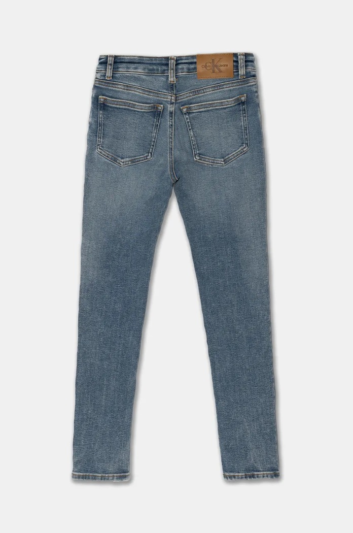 Calvin Klein Jeans jeansy dziecięce MR SKINNY MID IG0IG02605.9BYH. niebieski AW25