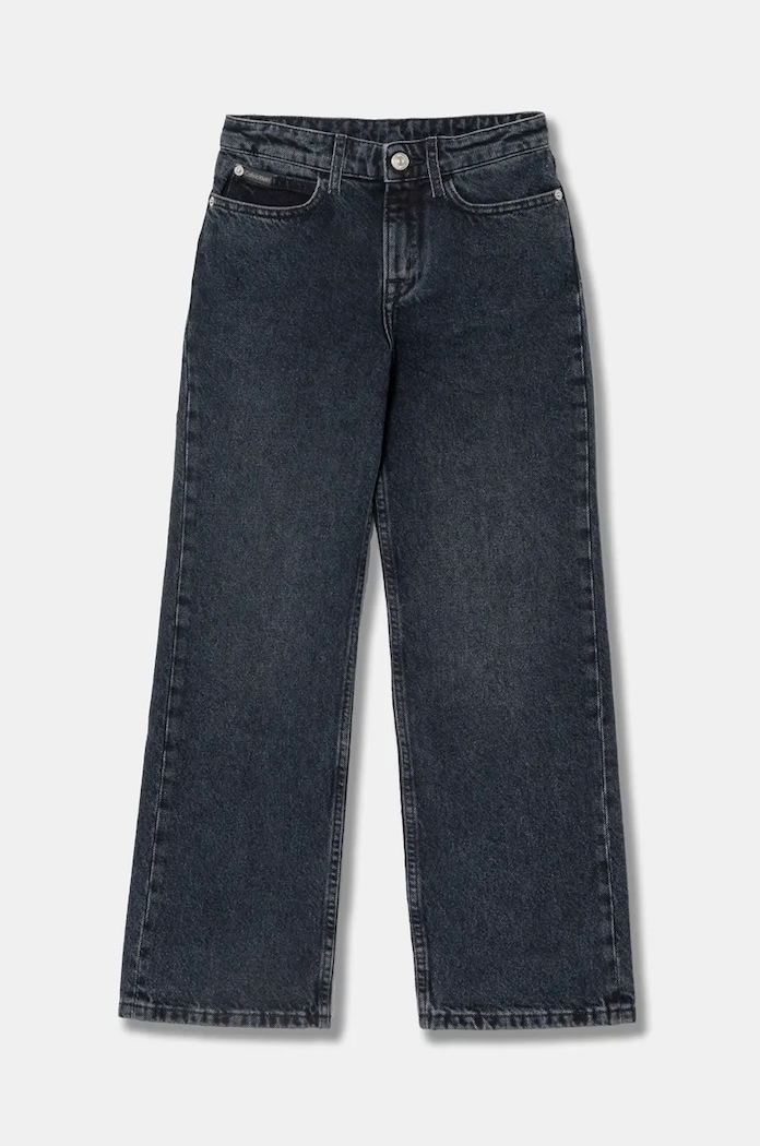 Calvin Klein Jeans jeans copii HR WIDE IG0IG02607.9BYH. negru AW25