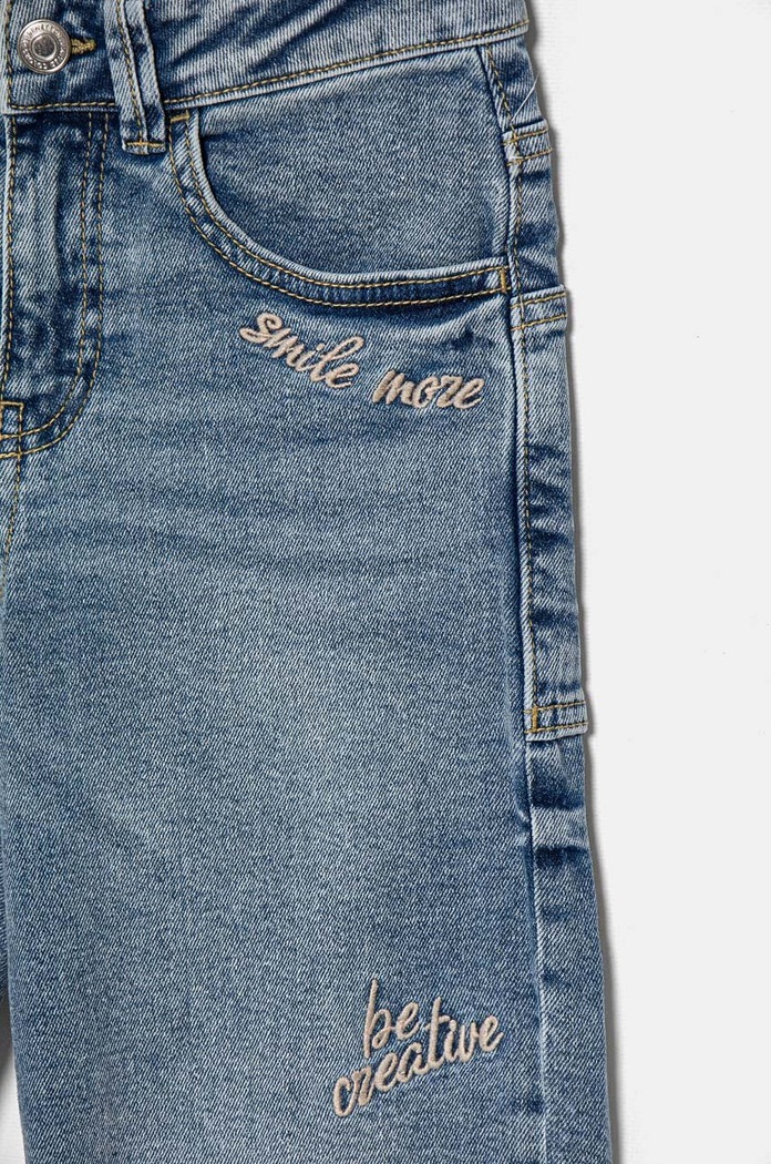 Dziewczynka United Colors of Benetton Jeansy dziecięce 45ONCE03C.G.Seasonal niebieski