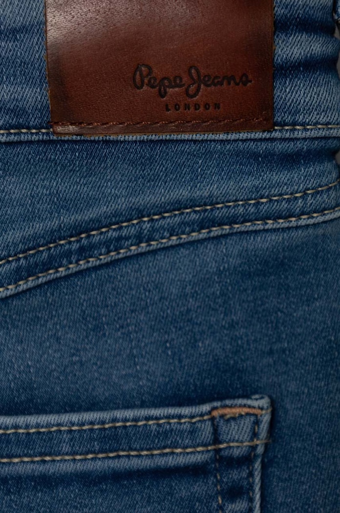 Dziewczynka Pepe Jeans jeansy dziecięce SLIM FIT FLARE HW PG201677IR2 niebieski