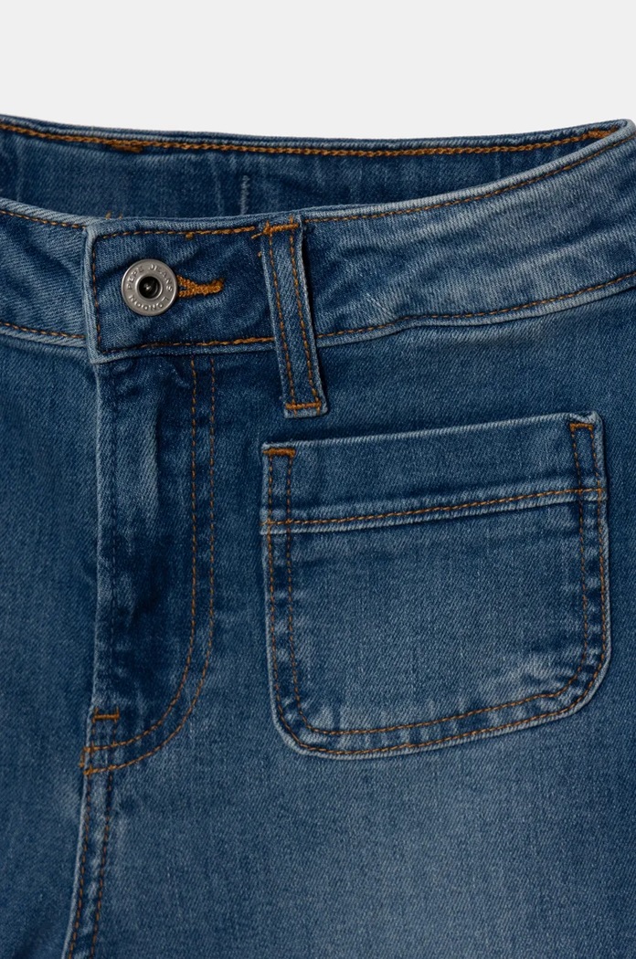 Dziewczynka Pepe Jeans jeansy dziecięce NYOMI PG201689 niebieski
