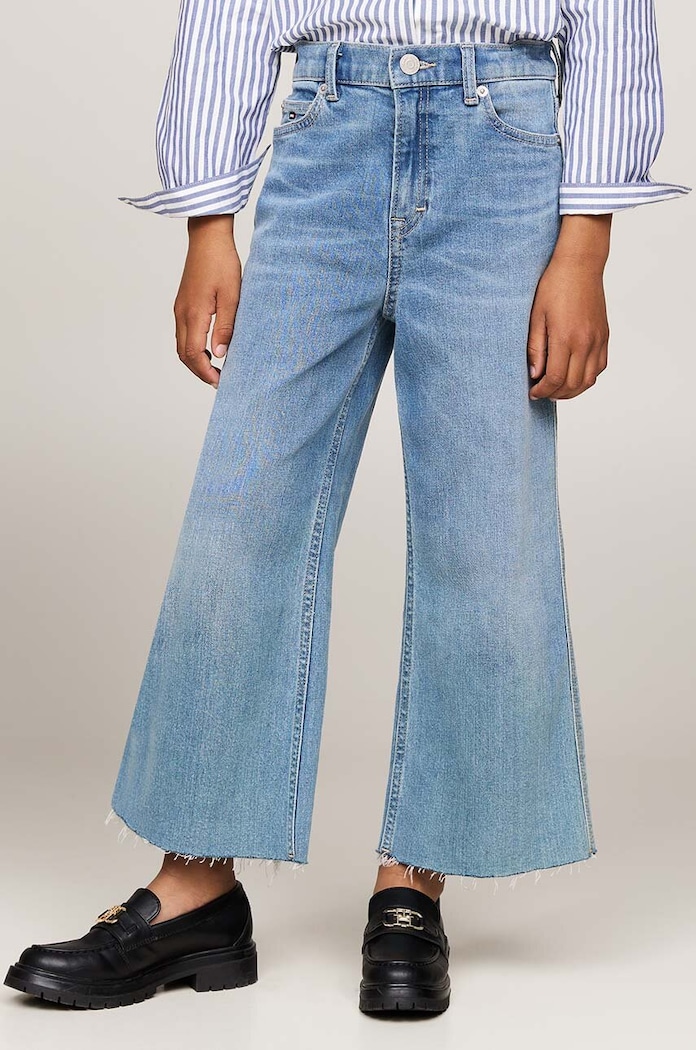 DÍVKA Tommy Hilfiger Dětské rifle Tommy Hilfiger ANKLE MABEL KG0KG08145.9BYH. modrá