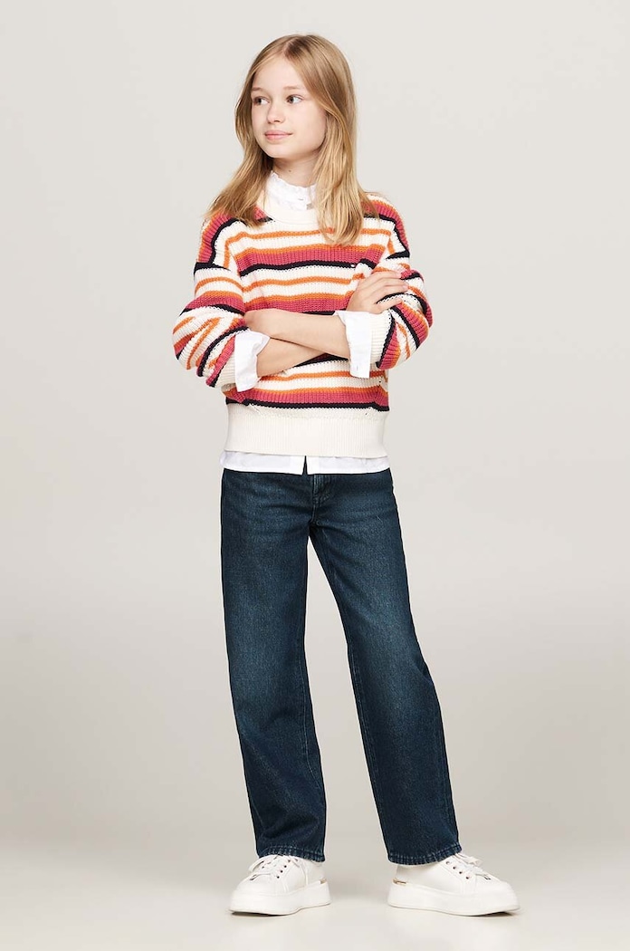 Detské rifle Tommy Hilfiger GIRLFRIEND rifle tmavomodrá KG0KG08148.9BYH.