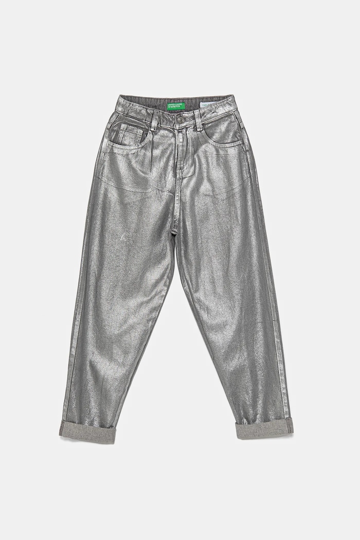 Dětské rifle United Colors of Benetton džíny šedá 48UHCE03M.G.Seasonal