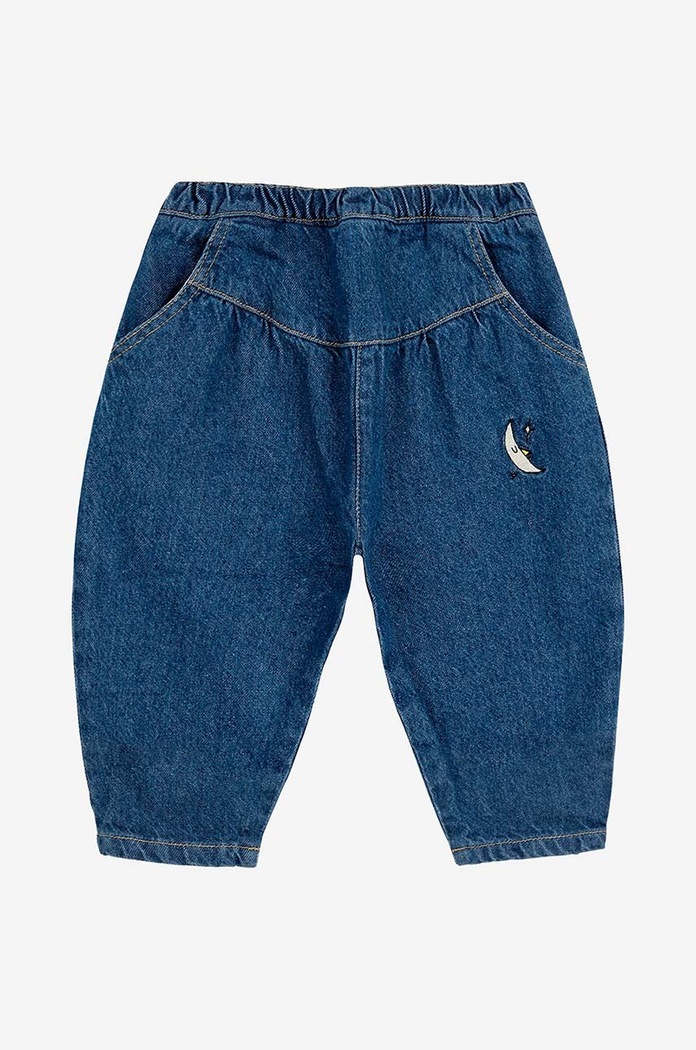Bobo Choses Jeans bebelusi Beneath The Moon 224AB070 bleumarin AW24