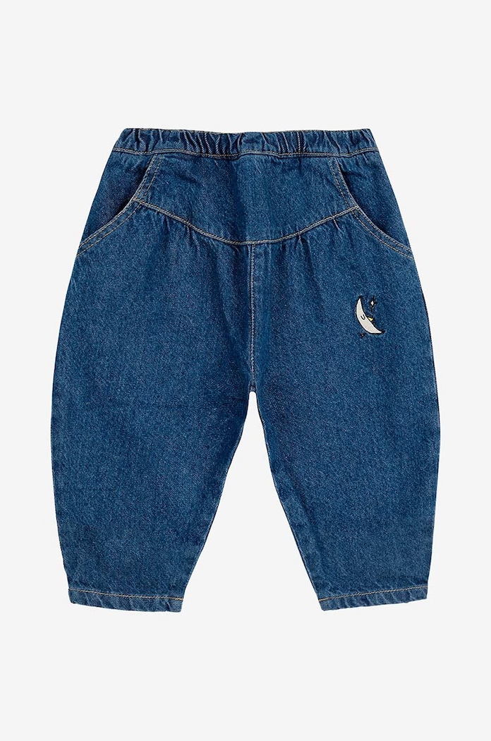 Bobo Choses Jeans bebelusi Beneath The Moon 224AB070 bleumarin AW24
