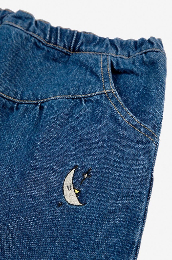 Jeans bebelusi Beneath The Moon Bobo Choses 224AB070 bleumarin