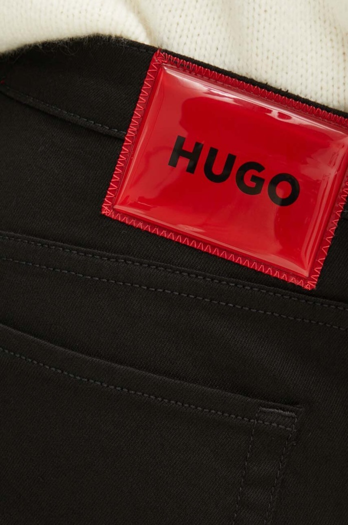 Τζιν παντελόνι HUGO μαύρο 50517545
