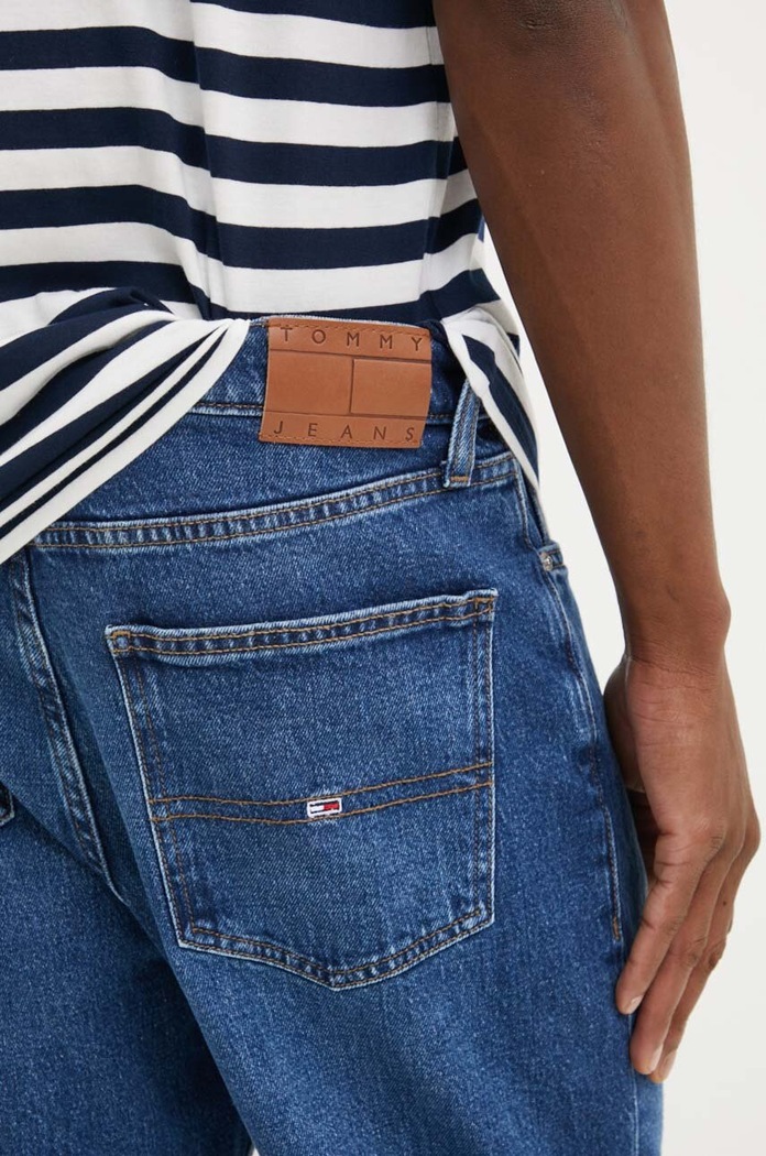 Rifle Tommy Jeans tmavomodrá DM0DM20191