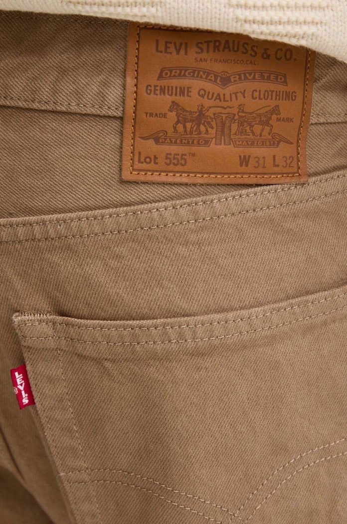 Дънки Levi's RELAXED STRAIGHT 555™ бежов 000LO