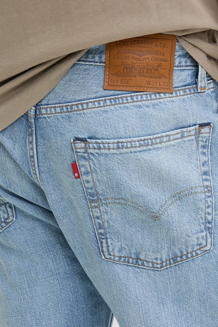 Levi's jeansy 555™ RELAXED STRAIGHT niebieski 000LO