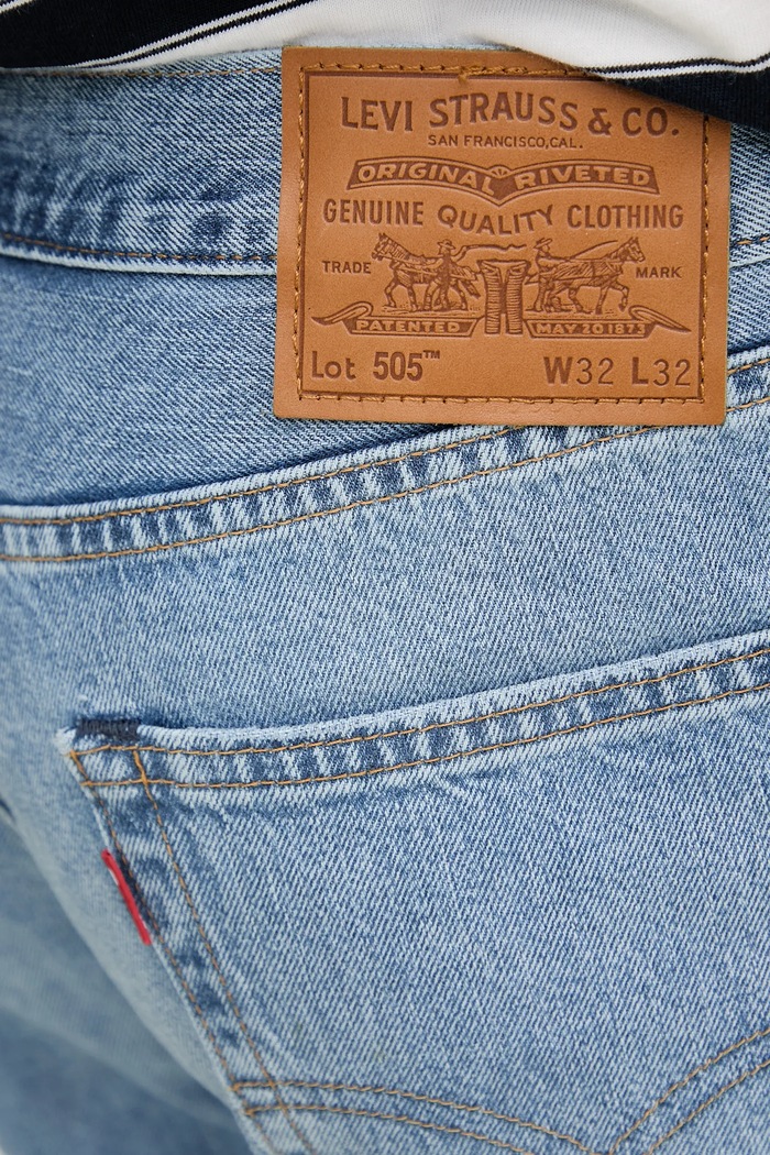 Τζιν παντελόνι Levi's 505 REGULAR FIT μπλε 00505