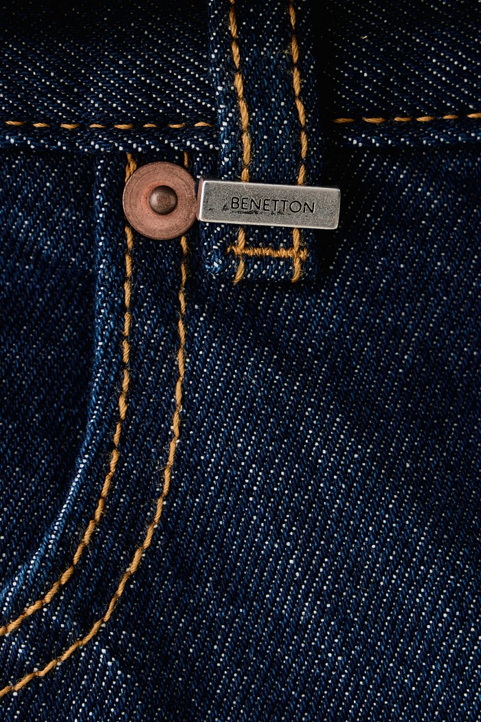 Ίσια Ανδρικά United Colors of Benetton 4IPC57B88 μπλε