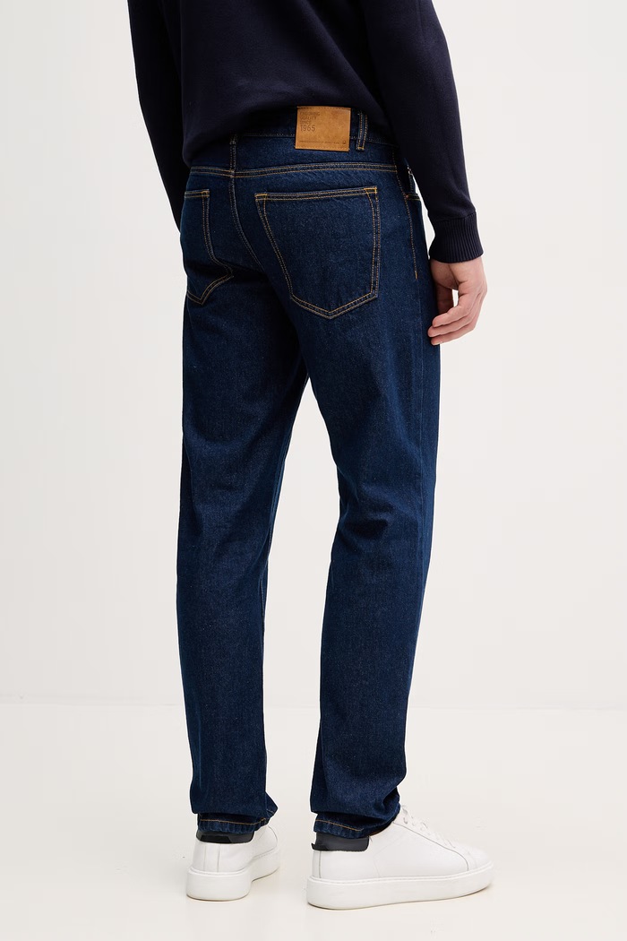 Îmbrăcăminte United Colors of Benetton blugi straight bărbați 4IPC57B88 bleumarin