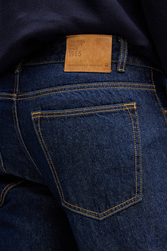 United Colors of Benetton blugi straight bărbați bleumarin 4IPC57B88