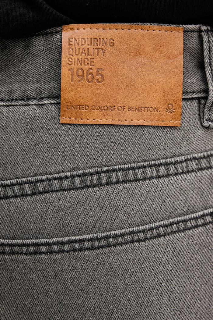 United Colors of Benetton jeansy straight męskie szary 4IPC57B88