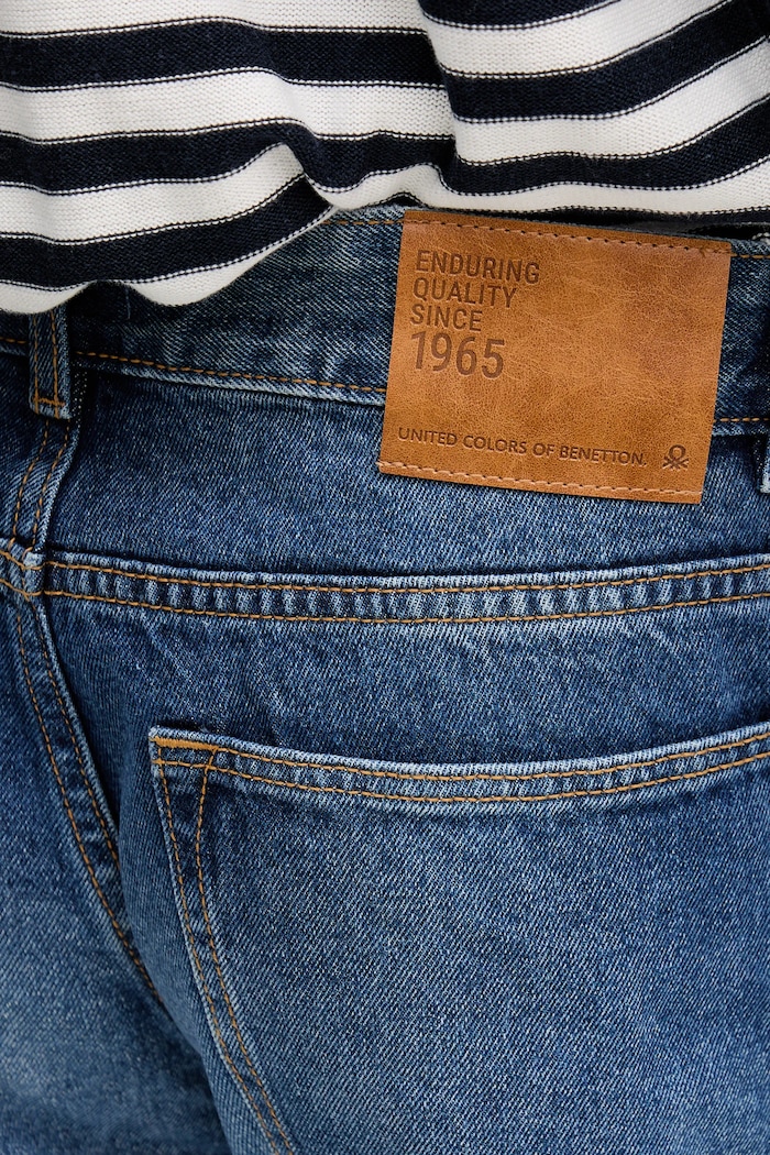 United Colors of Benetton дънки straight мъжки син 4IPC57B88