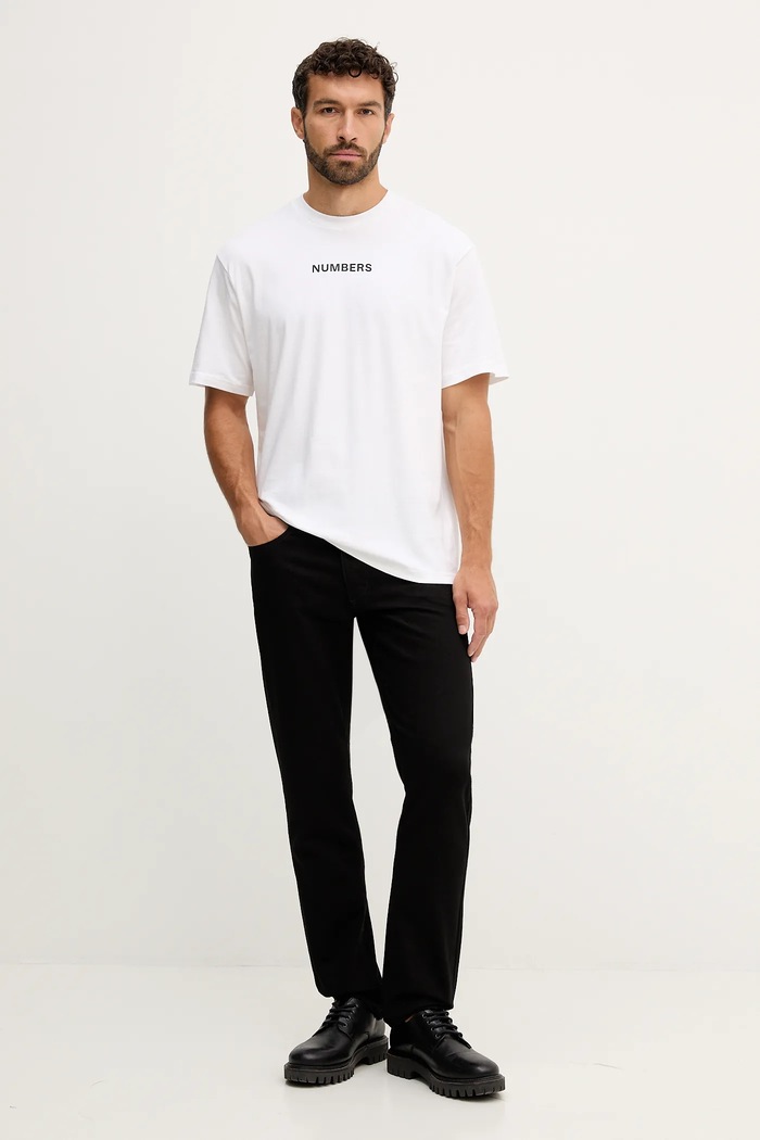 United Colors of Benetton ίσιο ανδρικό 4IPC57B88 μαύρο SS26