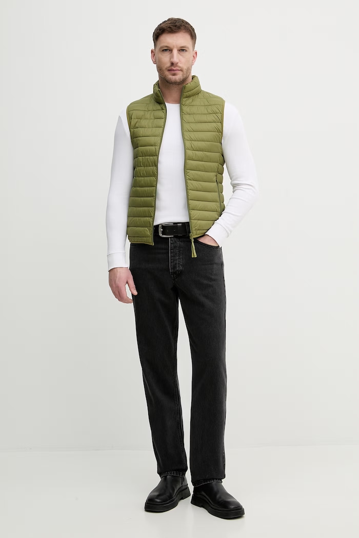 United Colors of Benetton rifle rovné pánske 4VKEUE01D čierna SS26